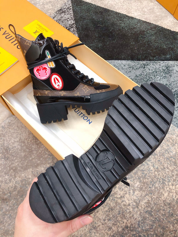 Louis Vuitton designer shoes full view