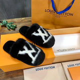 Close-up of Louis Vuitton shoes craftsmanship
