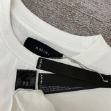 Amiri luxury t-shirt detail shot