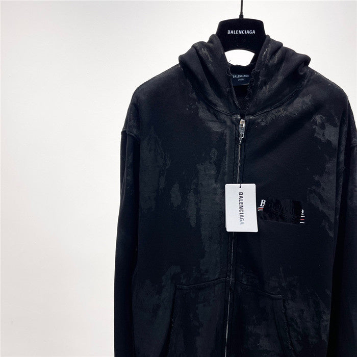Close-up detail view of Balenciaga luxury piece style No.466