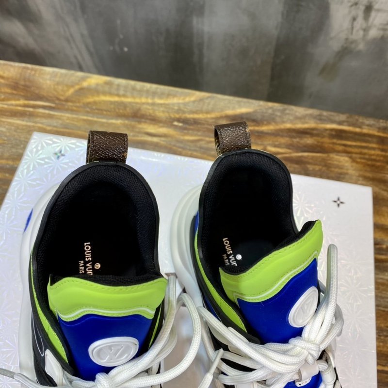 Louis Vuitton designer shoes full view