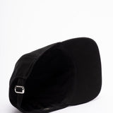 Close-up of Fendi hats hardware and fine stitching
