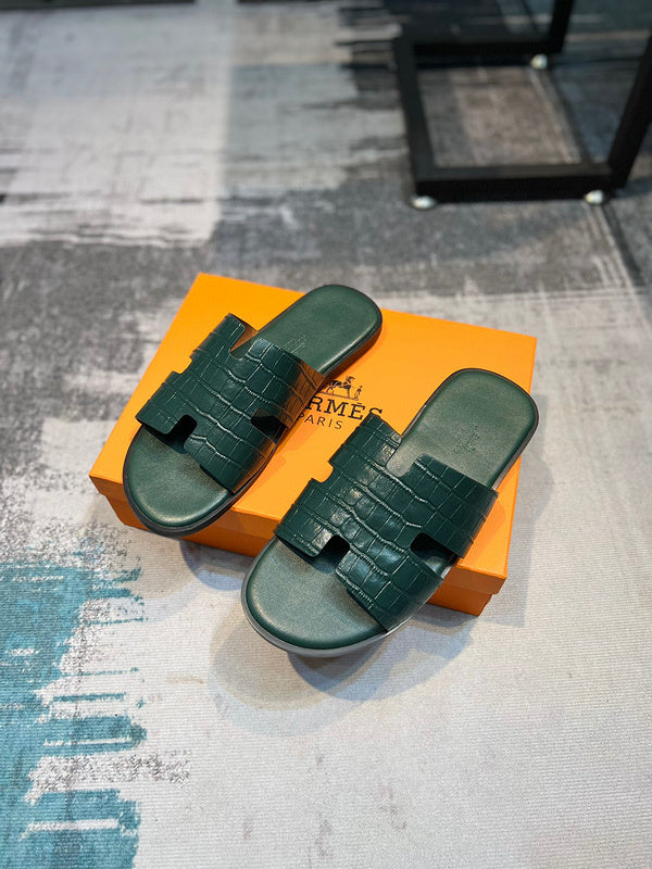 Hermes shoes Style 012 - logo and branding close-up