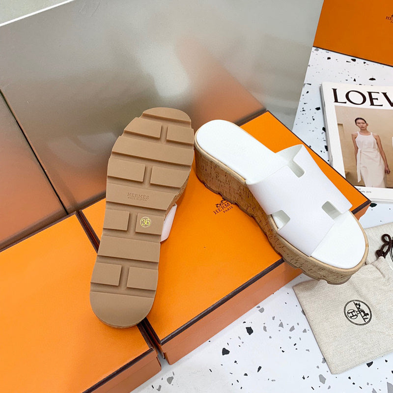 Hermes sandals Style 155 - angled studio shot
