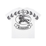 Close-up of Burberry t-shirt craftsmanship
