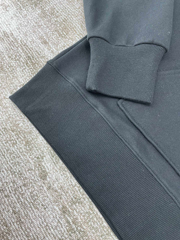 Close-up of Amiri hoodie craftsmanship