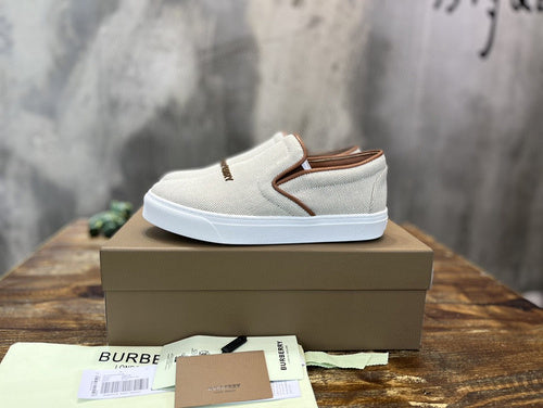 Burberry Camel Chelsea Boots - Full Silhouette View