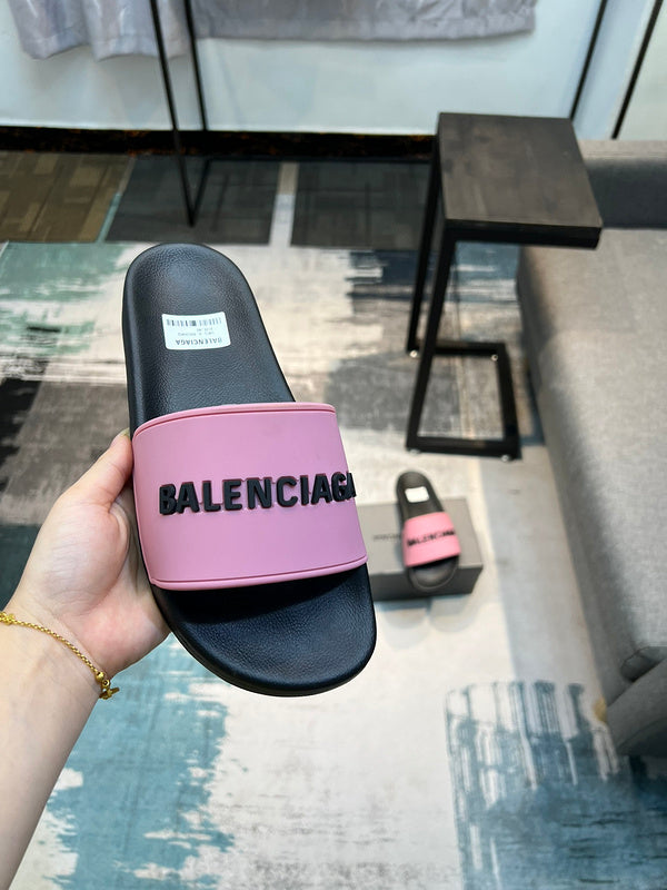 Balenciaga White Ankle Strap Sandals - Heel Detail View