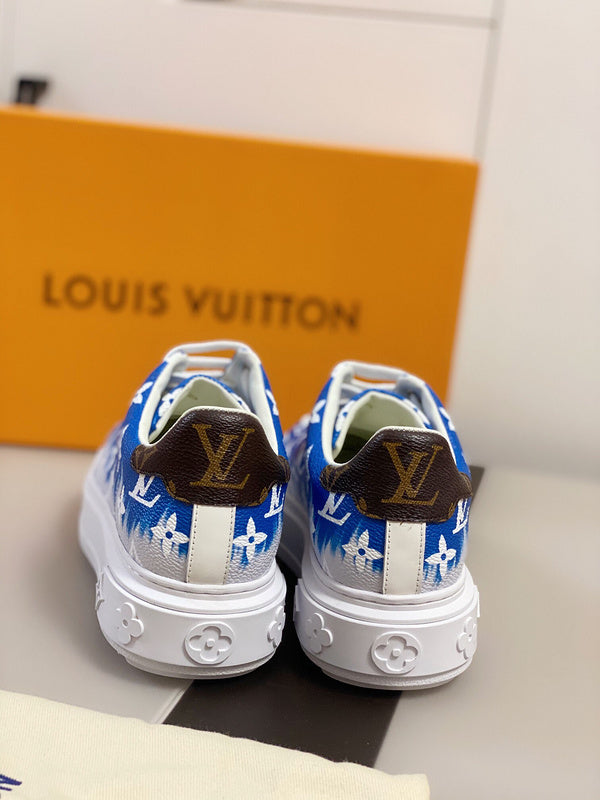 Close-up of Louis Vuitton shoes craftsmanship