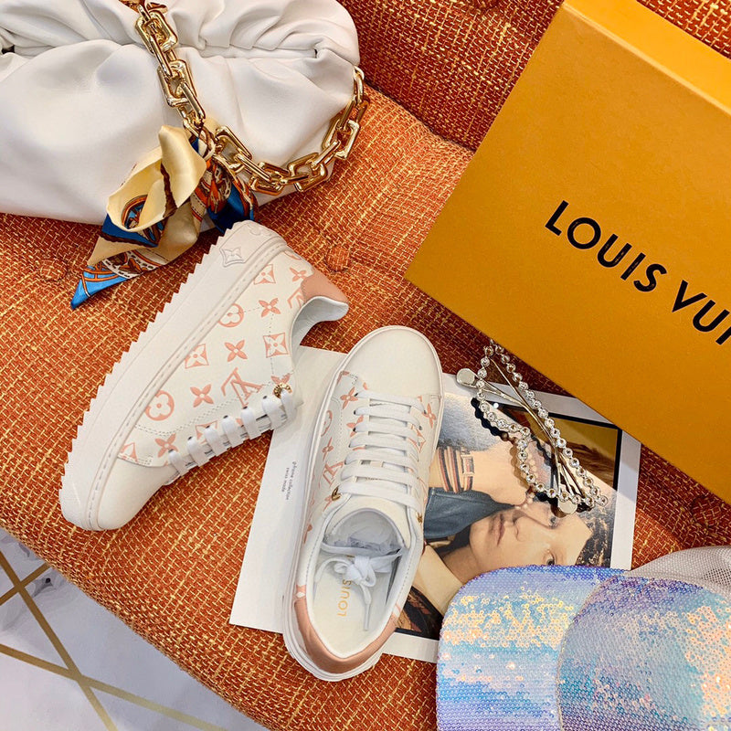 Close-up of Louis Vuitton shoes craftsmanship