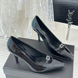 Saint Laurent designer shoes full view
