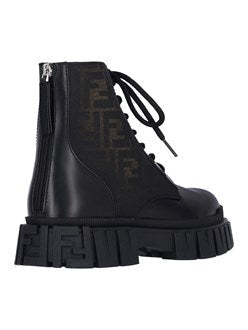 Close-up of Fendi boots & booties hardware and fine stitching