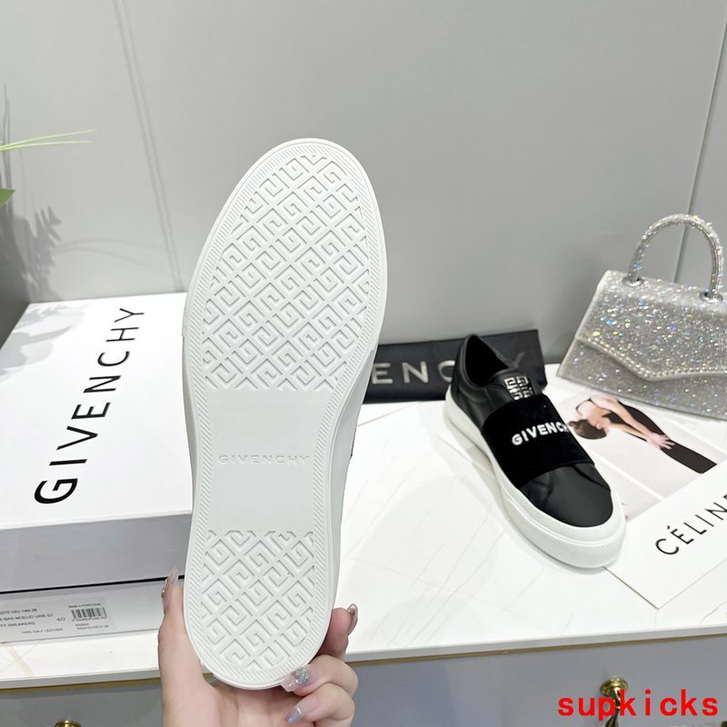 Givenchy Red Chunky Platform Sneakers - Toe Detail View