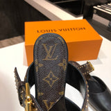 Louis Vuitton Black Low-Top Sneakers - Toe Detail View