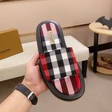 Burberry Red Ankle Boots - Angled View