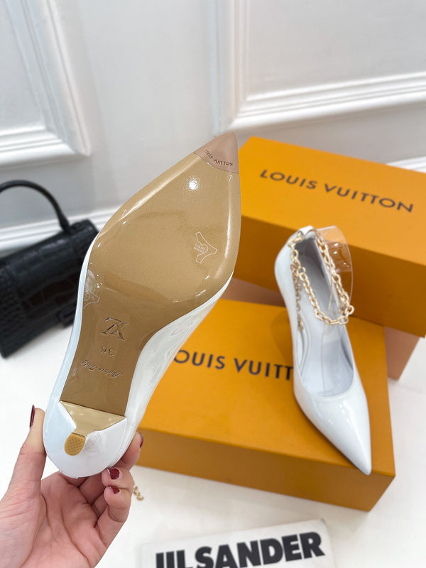 Louis Vuitton Chocolate Brown Chunky Platform Sneakers - Back View