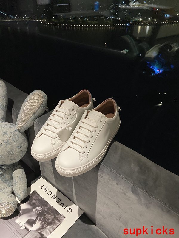Givenchy White Ankle Boots - Side Profile View
