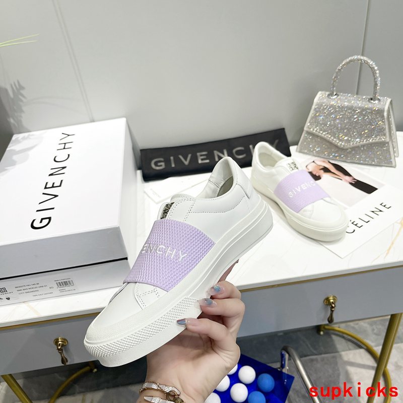 Givenchy White Combat Boots - Close-Up Texture View