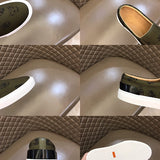 Hermès Tan Block Heel Pumps - Back View