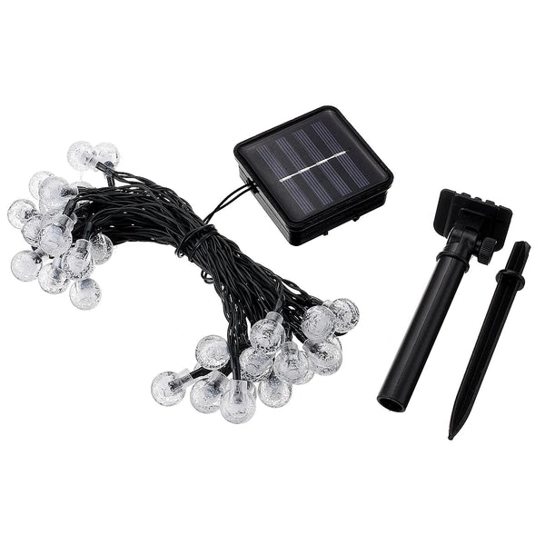 21Ft 30 LED Solar Fairy String Lights