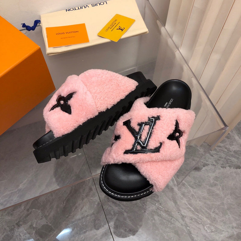 Louis Vuitton Chocolate Brown High-Top Sneakers - Angled View