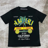 Close-up of Amiri t-shirt craftsmanship