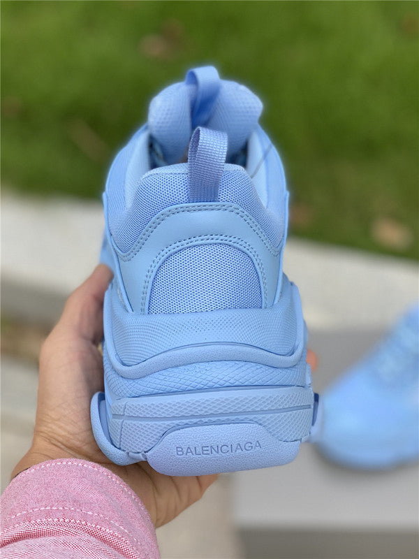 Balenciaga Grey Chunky Platform Sneakers - Toe Detail View