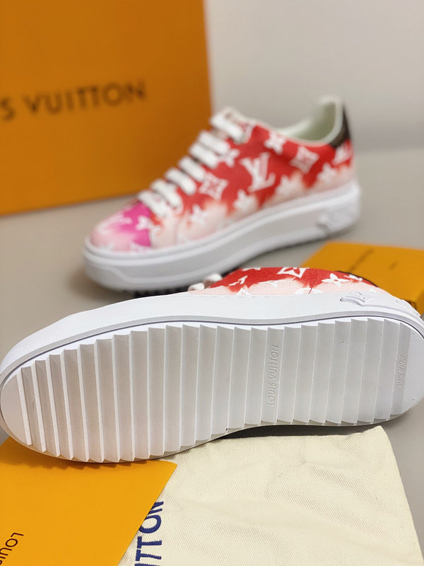 Close-up of Louis Vuitton shoes craftsmanship