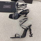Saint Laurent designer shoes full view