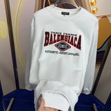 Close-up of Balenciaga designer clothing craftsmanship