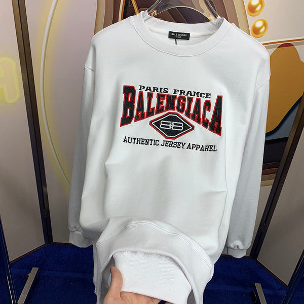 Close-up of Balenciaga designer clothing craftsmanship