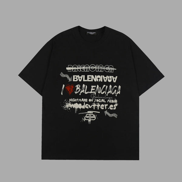 Balenciaga t-shirt front view designer style