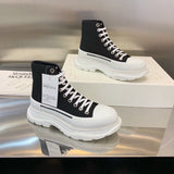 Alexander McQueen shoes Style 294 - close-up of classic monogram styling