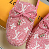 Louis Vuitton Camel Low-Top Sneakers - Studio Shot