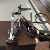 Close-up of Saint Laurent shoes craftsmanship
