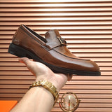 Hermes shoes Style 064 - logo and branding close-up