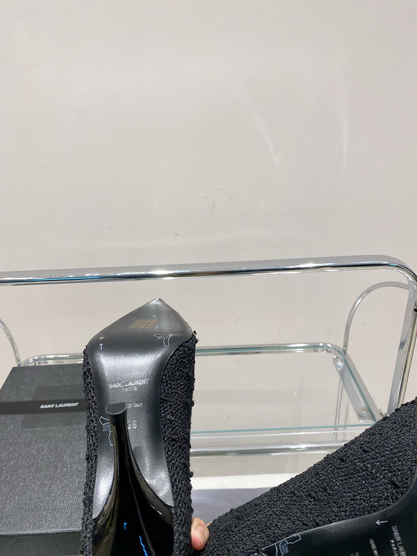 Saint Laurent shoes front view designer style