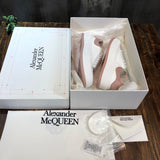 Alexander McQueen Chocolate Brown Chunky Platform Sneakers - Back View