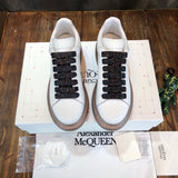 Alexander McQueen Nude High-Top Sneakers - Full Silhouette View