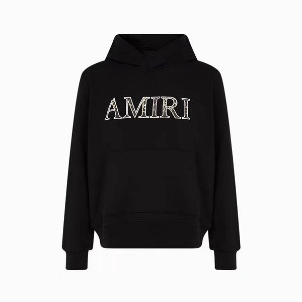 Amiri hoodie front view designer style