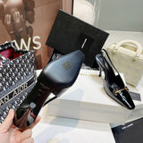 Saint Laurent designer shoes full view