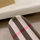 Burberry Black Block Heel Pumps - Close-Up Texture View