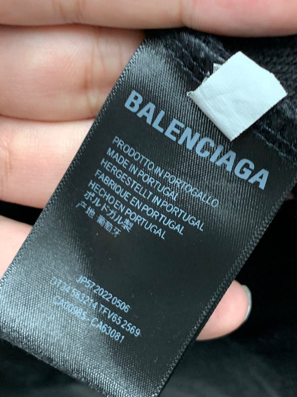 Balenciaga luxury designer clothing detail shot