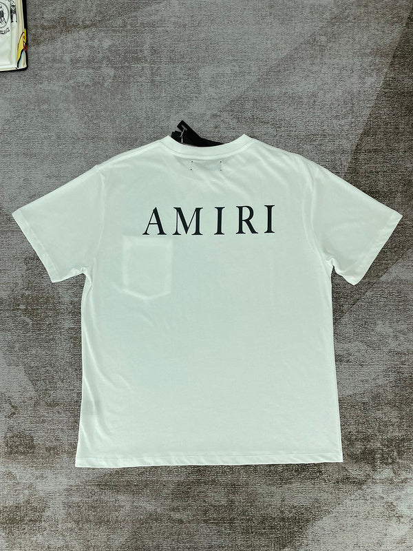 Amiri luxury t-shirt detail shot