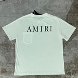 Amiri luxury t-shirt detail shot