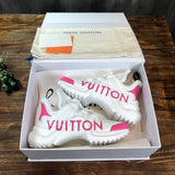 Louis Vuitton luxury shoes detail shot