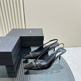 Side profile view of Saint Laurent luxury piece style No.031