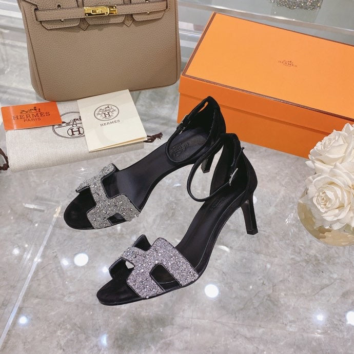 Hermès White Chunky Platform Sneakers - Front View