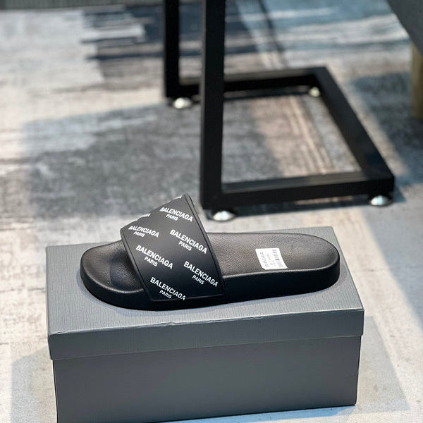 Balenciaga Red Platform Sandals - Front View