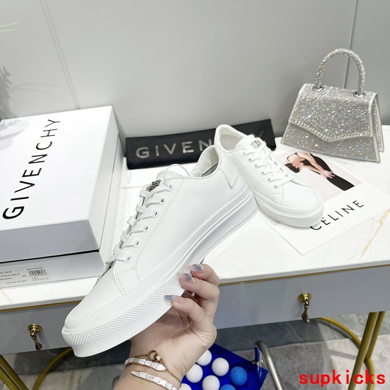 Givenchy Beige Knee-High Boots - Lifestyle Styling Shot